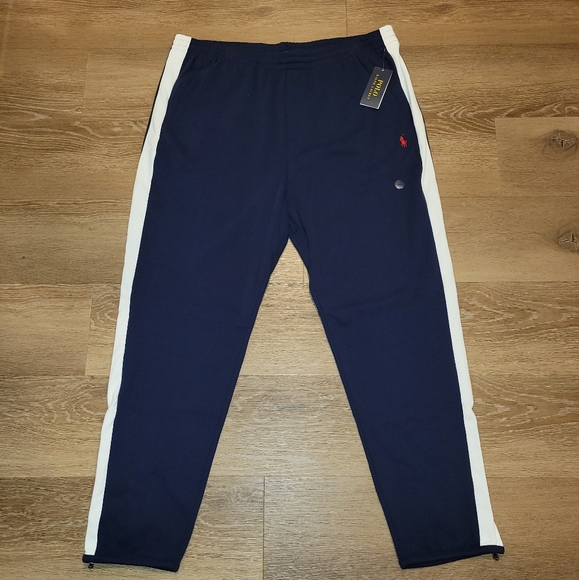 Polo Ralph Lauren Other - Ralph Lauren Polo Mens Interlock Track Sweatpants Navy Blue Size XXL New